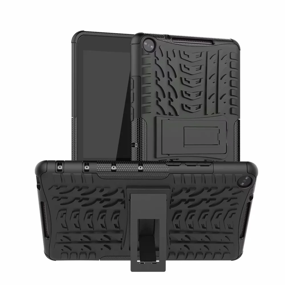  Defender Stand TPU PC Shockproof Protective Silicone Plastic Armor Case For Huawei Mediapad T3 T5 M