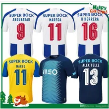 19 20 взрослых Порто рубашка Порто FC Футбол Джерси дома BRAHIMI ABOUBAKAR MAREGA TELLES HERRERA PEREIRA Порто футболка