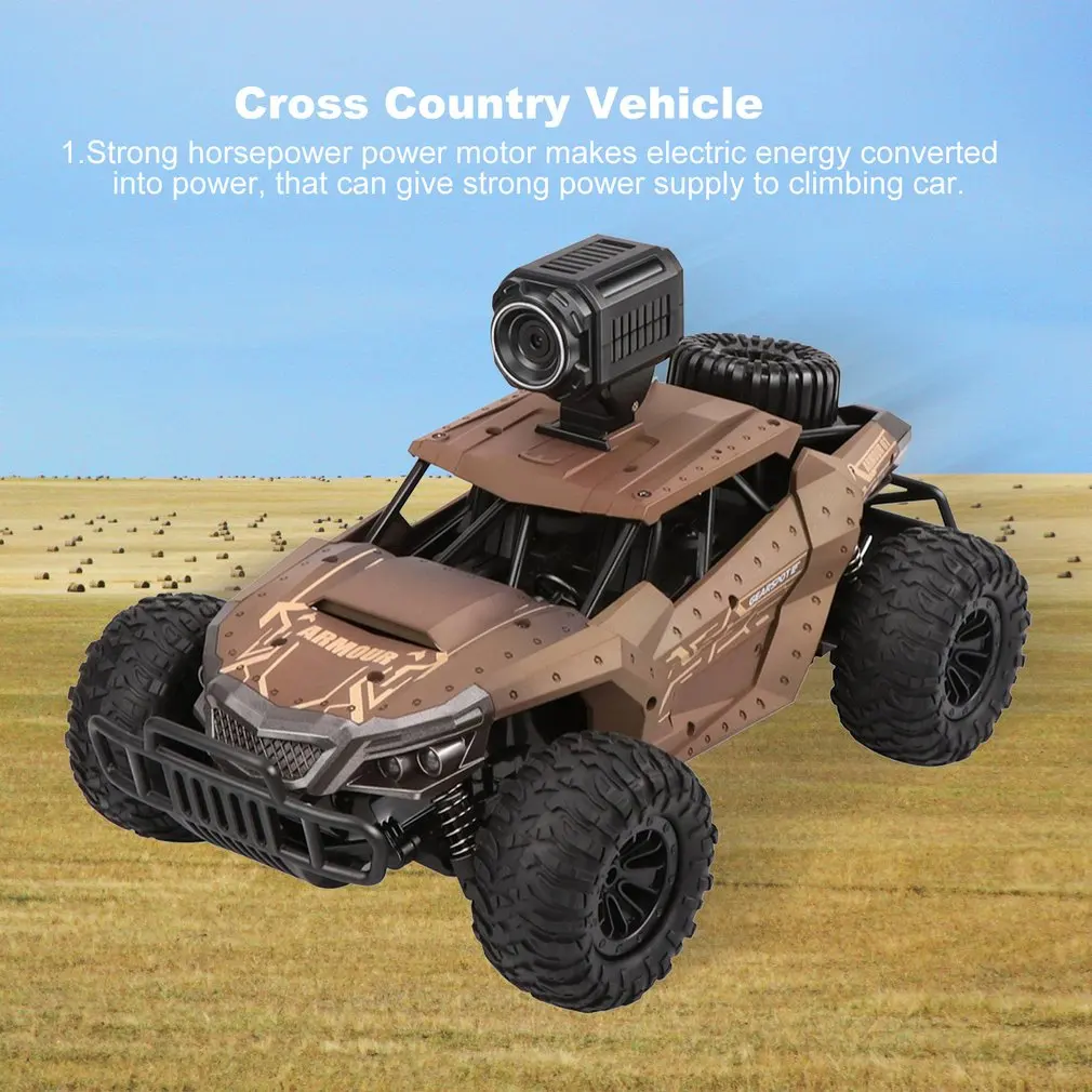 Камера внедорожник игрушки для ChildrenDM-1803 Электрический 4 колесный Багги рок 1/16 гусеничный Радиоуправляемый автомобиль Wifi FPV 0.3MP
