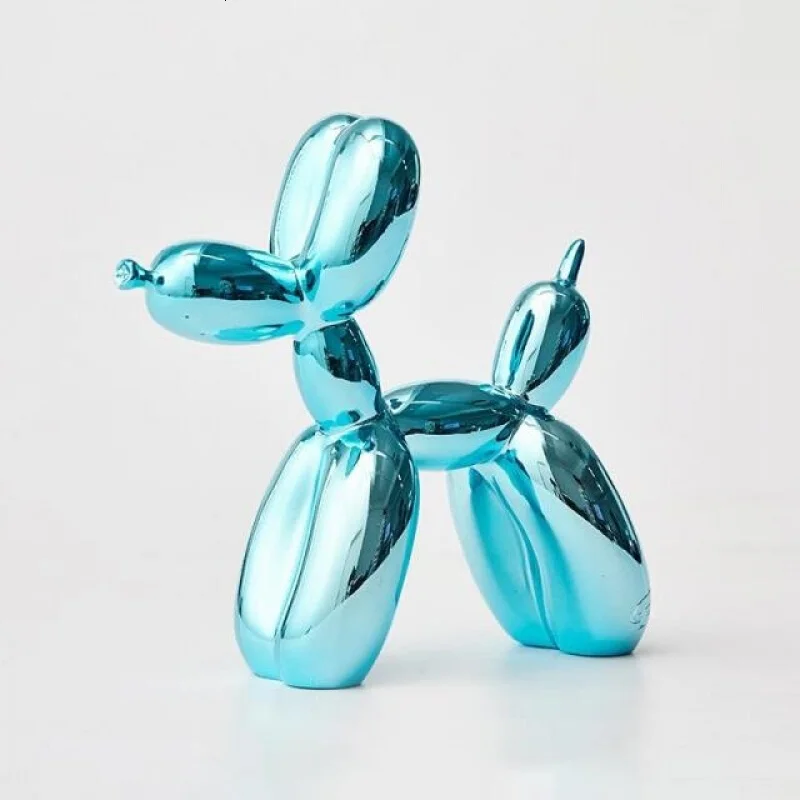 Jeff Koons блестящие воздушные шары собака животные статуя ремесленника украшения подарок чисто ручной художественные ремесла гостиной