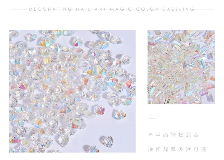 New 3D Resin Rhinestone In Wheel Symphony Korea/Japanese Style Nail 12 Design(ZP991) Nail Art Decorations Rhinestones DIY Wheel