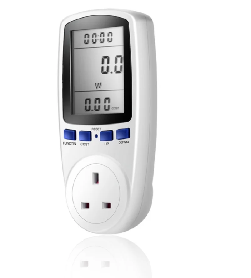 

UK standard power meter socket Digital Wattmeter Energy Meter Voltage Power Analyzer Electronic Energy Meter Measuring socket
