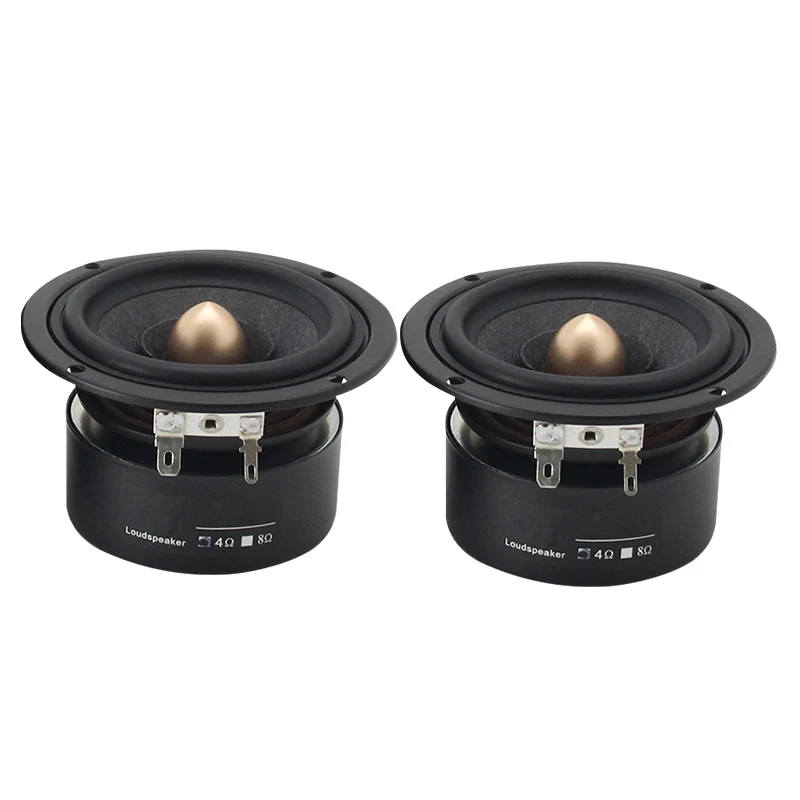 

3.5 Inch Fully Anti Magnetic Audio Speaker 15W 4Ohm 8Ohm Full Range HIFI Speaker 90mm Wool Fiber Cone 20 Core Loudspeaker DIY