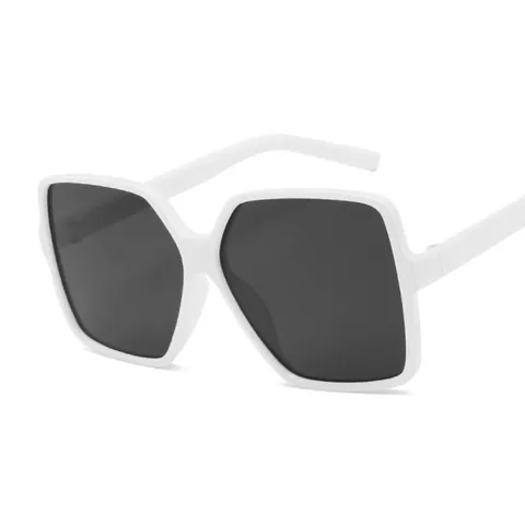 Oversized Ladies Sunglasses Women Vintage Square Big Frame Sun Glasses Female Leopard Gradient Glasses Oculos De Sol