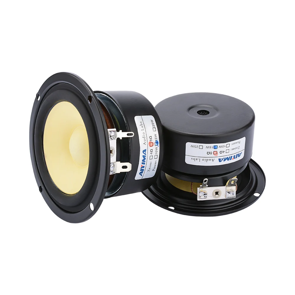 2Pcs 3 Inch Full Range Audio Speakers for DIY Home Amplifier System Portable Speaker audio speakers