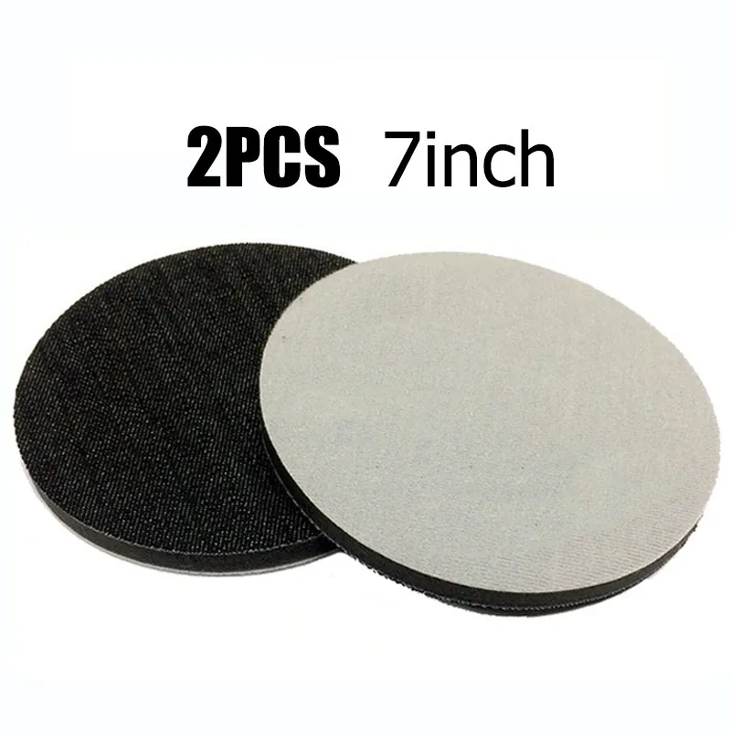 nu finish car polish 2pcs Denim Orange Peel Removal Pad Car Polishing Pad 3/4/5/6/7inch Single Wetsanding Alternative Backing Plate Car Polisher car windshield cleaner