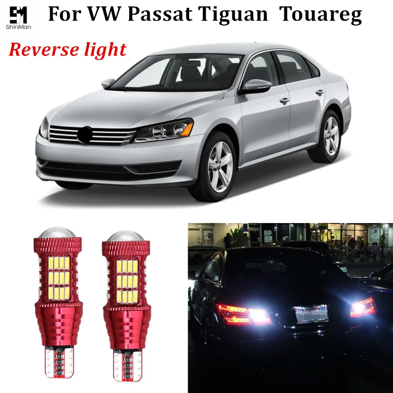 2 шт. Автомобильный Обратный светильник для VW Passat B7 Tiguan Touareg светодиодный без