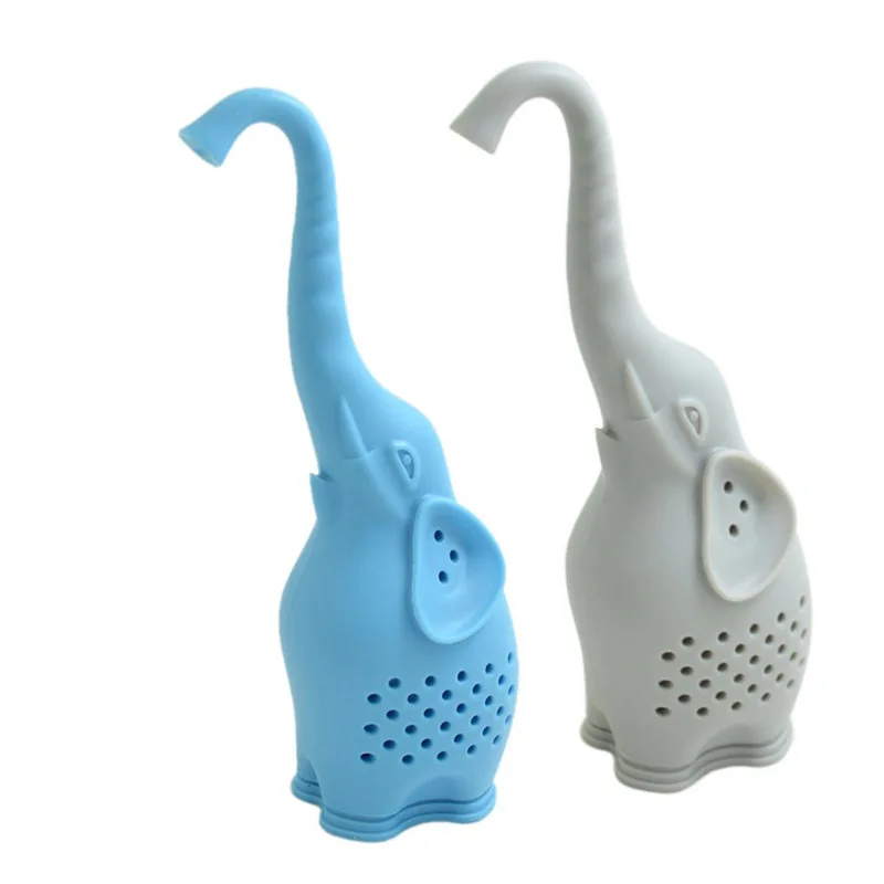 

Foreign Trade Electricity Supplier Platform Elephant Silicone Tea Maker Silica Gel Elephant Tea Strainer Tea Set Animal Cartoon
