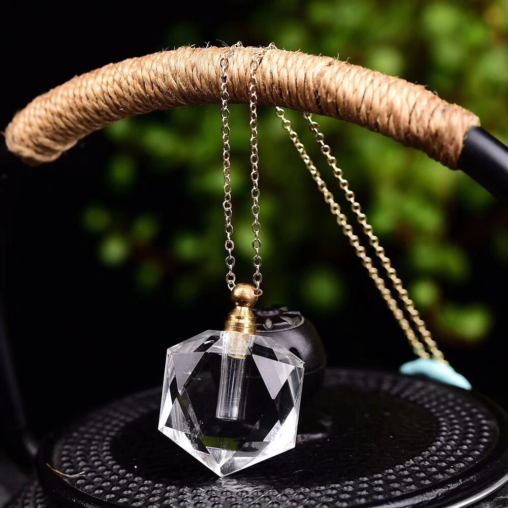 Аромат Рид диффузор натуральный кристалл Parfum домашняя подвеска в виде бутылочки парфюма ожерелье Zakka Difusor ароматы подарок на день рождения