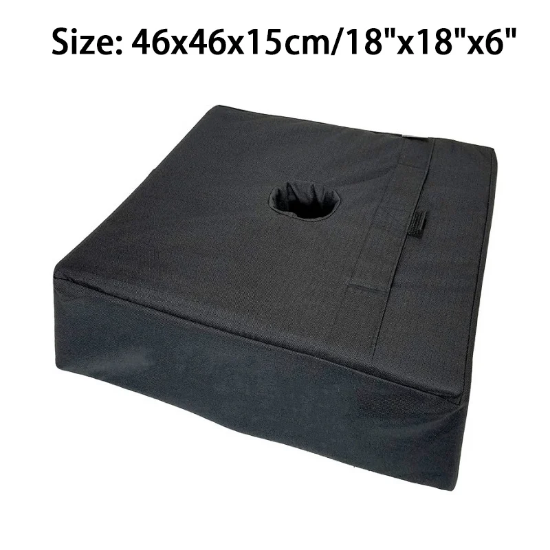 18" Patio Umbrella Base Weight Bag Square Round Weights for Outdoor Umbrella Stand Durable Portable Weatherproof Sand Bags