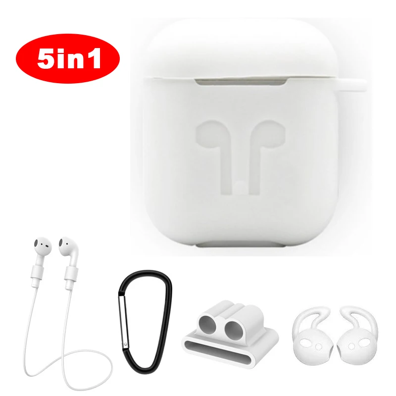 Беспроводные bluetooth-наушники, силиконовый чехол для Airpods, чехол для ключей, защита от пыли, мягкий чехол, аксессуары для Airpods для i12