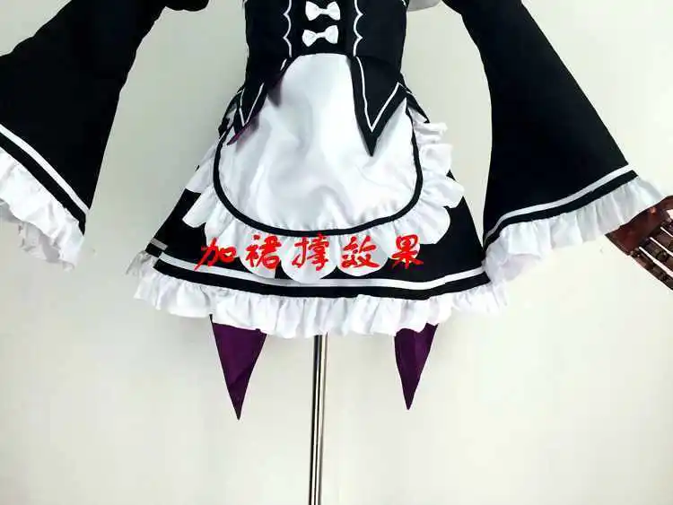 Аниме re: zero hajimeru isekai seikatsu жизнь в другом мире они косплей костюм горничной в Хэллоуин наряд - Цвет: pannier