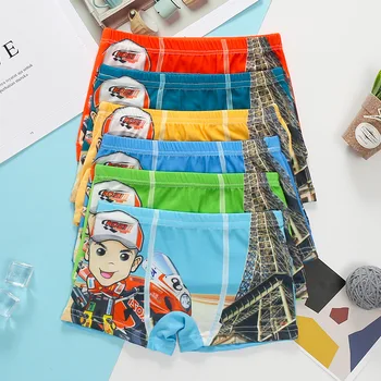 

New Arrivals 10 Pcs/lot Boy Underwear 2019 New Boy Boxer Cuecal 4-11 Year Kids Baby Cartoon Panties Baby Underwear Teenage