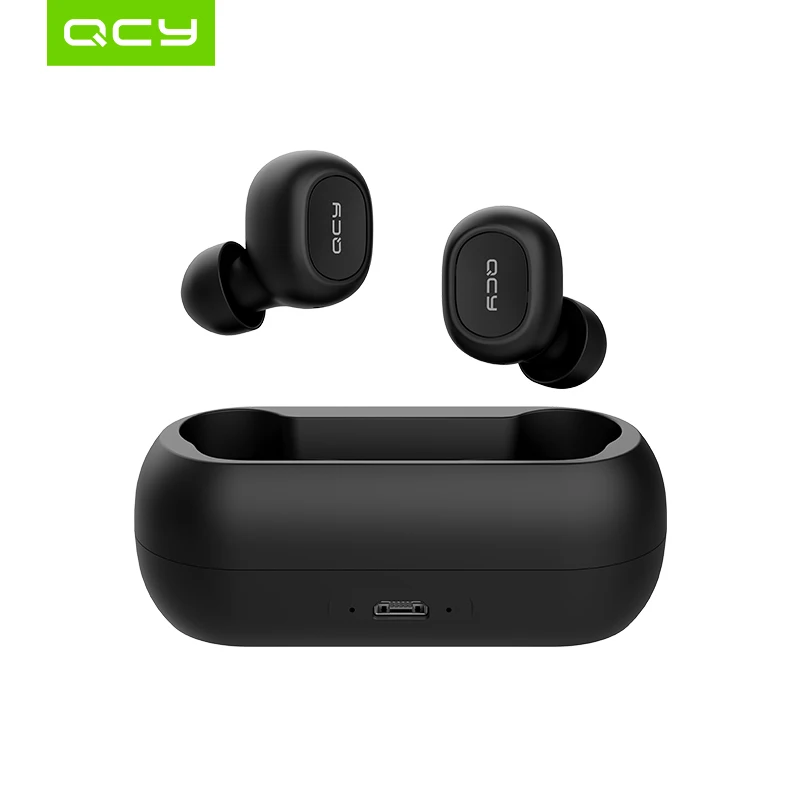 QCY T1C Новые Bluetooth V5.0 беспроводные наушники 3D стерео звуковые с двойным микрофоном