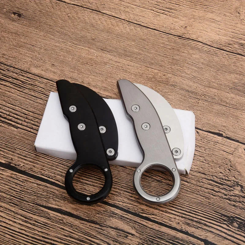 Karambit CSGO EDC инструмент 5cr15mov лезвие+ сплав алюминиевая ручка механический Тактический коготь нож открытый складной охотничий карманный нож