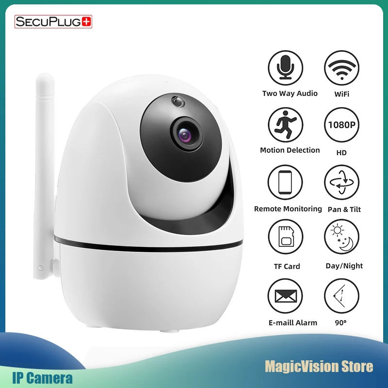 

Cloud 1080P PTZ IP Camera Auto Tracking 2MP Home Security CCTV Camera Network WiFi IP Camera Wireless Webcam Baby Monitor