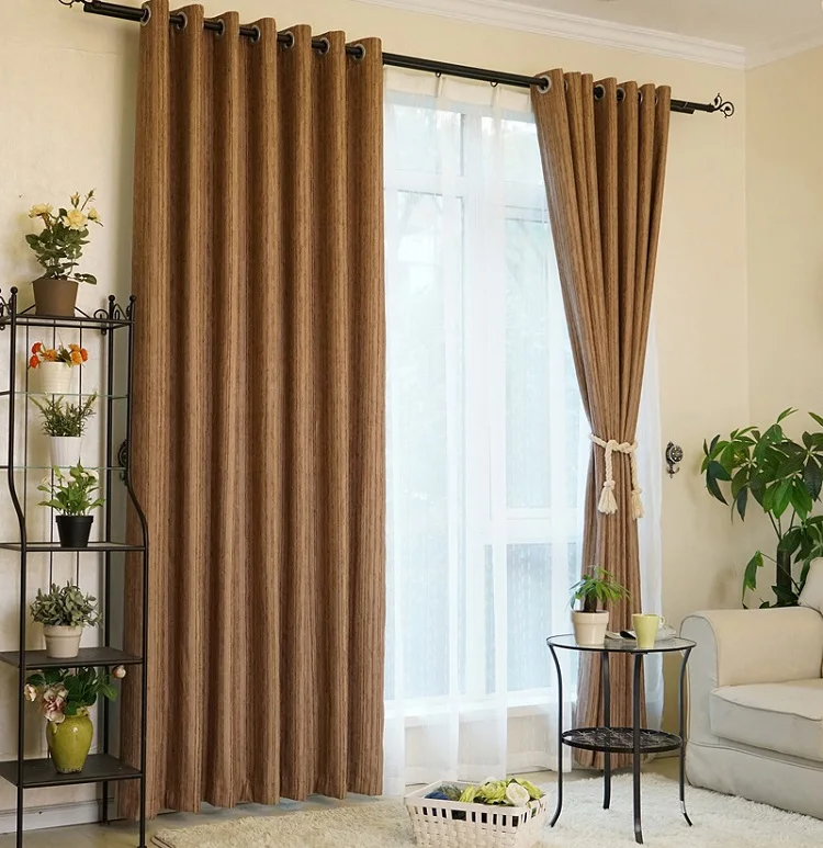 Curtain 2 Жаккардовые затемняющие шторы в синюю полоску для гостиной спальни занавески для окон украшения двери - Цвет: Curtain 2
