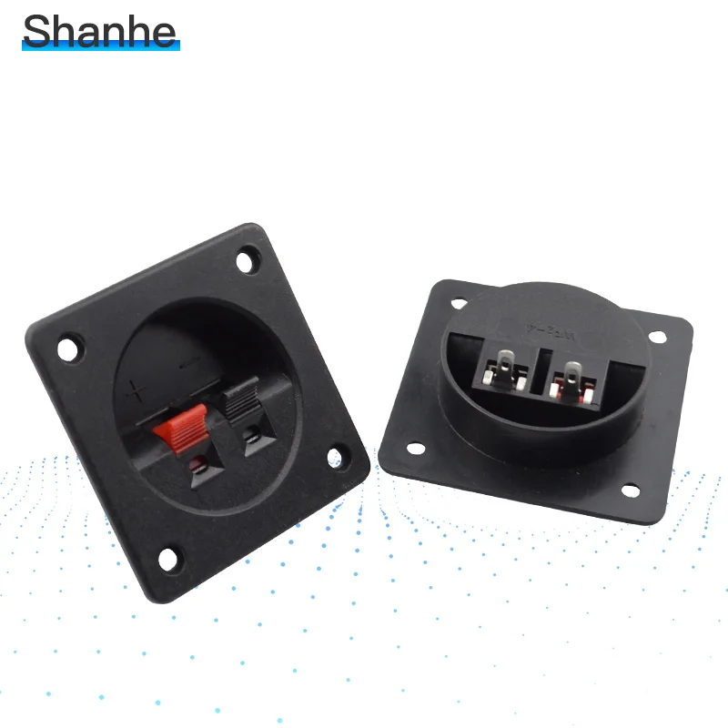 

Square Binding Post Press Type Speaker Cup Wire Cable Box Connector Terminal For Cable Terminals