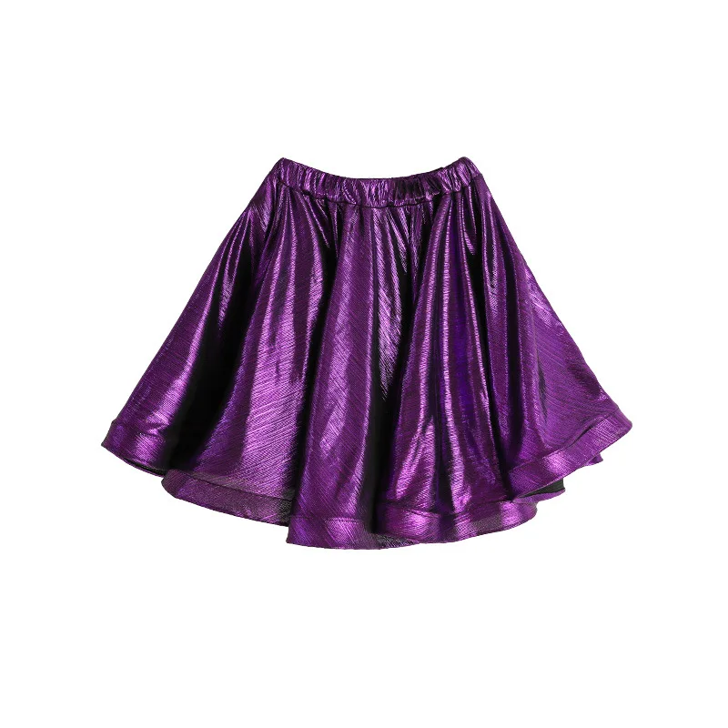 Color6Skirts Платье для танго, латинских танцев; леопардовый принт для девочек; Одежда для маленьких девочек с длинными рукавами; Vestidos; детский танцевальный костюм для сальсы, румбы, ча-ча - Цвет: Color6Skirts