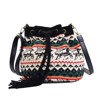 

Personalized Bucket Bag Women Weaving Versatile Casual Simple Shoulder Slung Bucket Bags For Women 2019 Bolsos Mujer