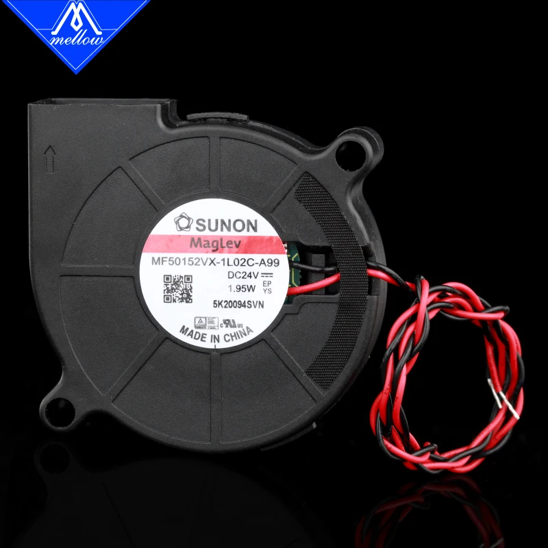 Ventilador de Ventilador da Impressora Ventilador de Refrigeração Mellow Exclusivo Sunon 24v 0.41a Duplo Rolamento Ventilador Centrífugo dc Turbo 5015s 3d 5015 - Imagem 5