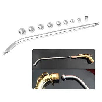 

Saxophone Sax Repair Tool Kit with 8pcs Sheet Metal Round Balls Sheet Metal Barrel Ball and Long Rod for Alto/Tenor Saxophone