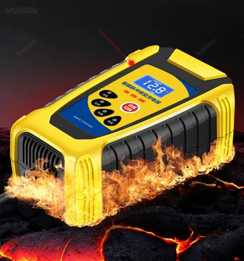 Зарядное устройство для мотоцикла 12V 24V автомобильный аккумулятор зарядное устройство Многофункциональное Универсальное зарядное устройство высокой мощности CD50 Q04