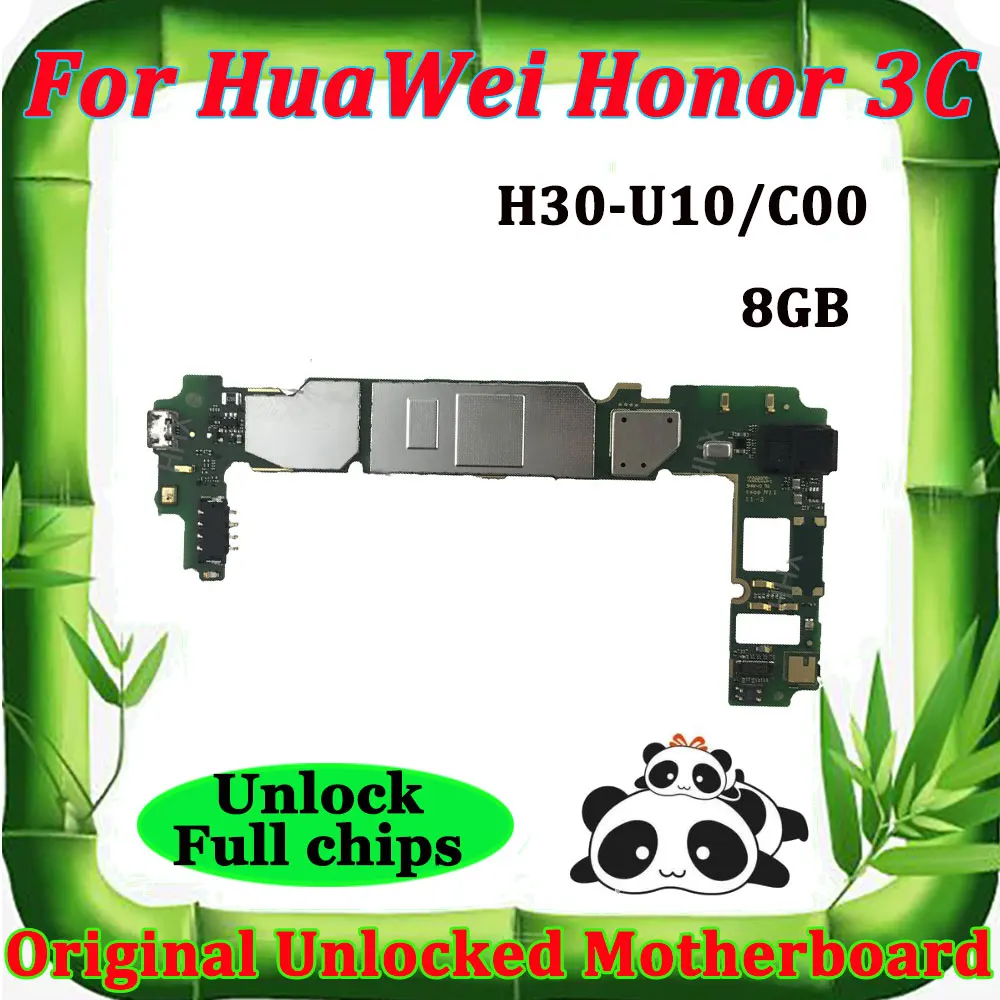 Полностью разблокированная материнская плата для HUAWEI Honor 3C материнская плата основные платы разблокировка Материнская плата H30-U10 H30-C00 8G