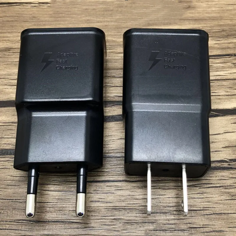 S10 2в1 ЕС США вилка USB настенное зарядное устройство AC зарядный кабель типа C Быстрая Зарядка адаптер для путешествий Розничная посылка для samsung S10 S9 plus