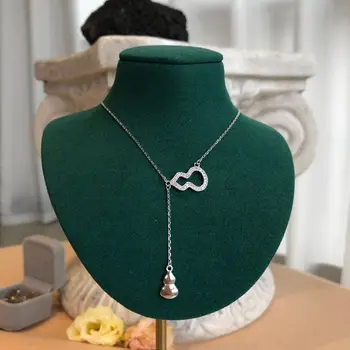 

Gourd Choker Female 925 Sterling INS Non-mainstream Design Brand Network Red Stylish Light Luxury Necklace N339