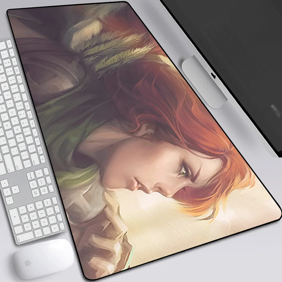 

DOTA2 large gaming gaming office mouse pad super thick computer desk pad keyboard pad mouse pad