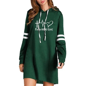 

Hope Love Letters Print Hoodies For Women Long Horizontal Line Hoodies Sweatshirt Femmes Kawaii Sweatshirts Tops Youth Loose