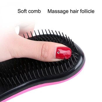 

New Hot Plastic Anti Static Combs Styling Curly Long Straight Hair Comb Hairdressing Massage Combs SMR88