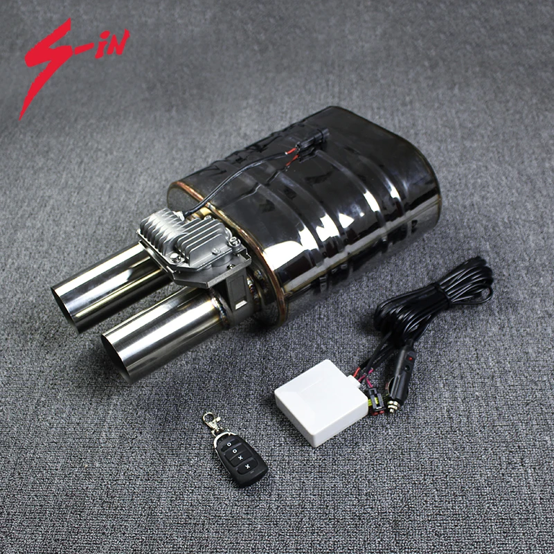 

Valve Mufflers Sets Exhaust Cutout Valve 63mm Stainless Steel Electric Valve Sounds Mufflers Remote Control Sounds