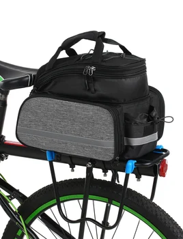 

Lixada 25L Bicycle Rear Seat Bag Large Capacity Expandable Waterproof Cycling Bike Rack Bag MTB Bicycle Pannier Bag Rain Cover