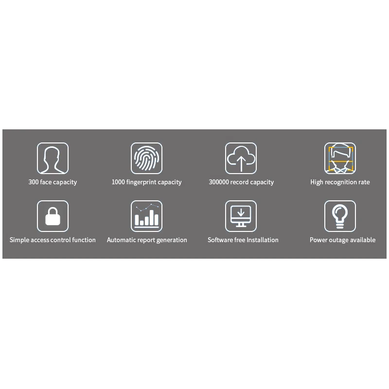 Система контроля доступа FA02 распознавание лиц двойная камера сканер отпечатка