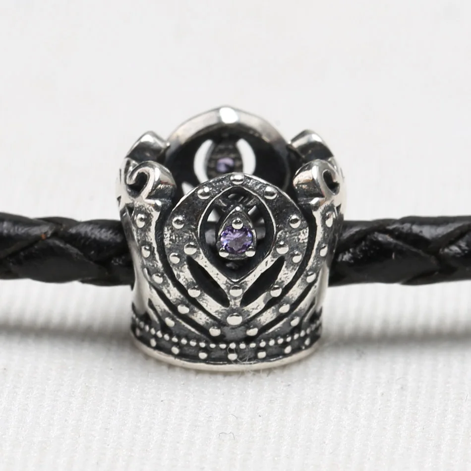 Authentic S925 DIY Jewelry Princess Crown Charms fit Lady Bracelet Bangle | Украшения и аксессуары