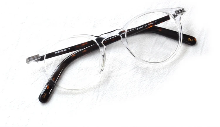 Ацетат Ручной работы модные круглые очки прозрачные оптические рамки полный обод мужские и женские подходят