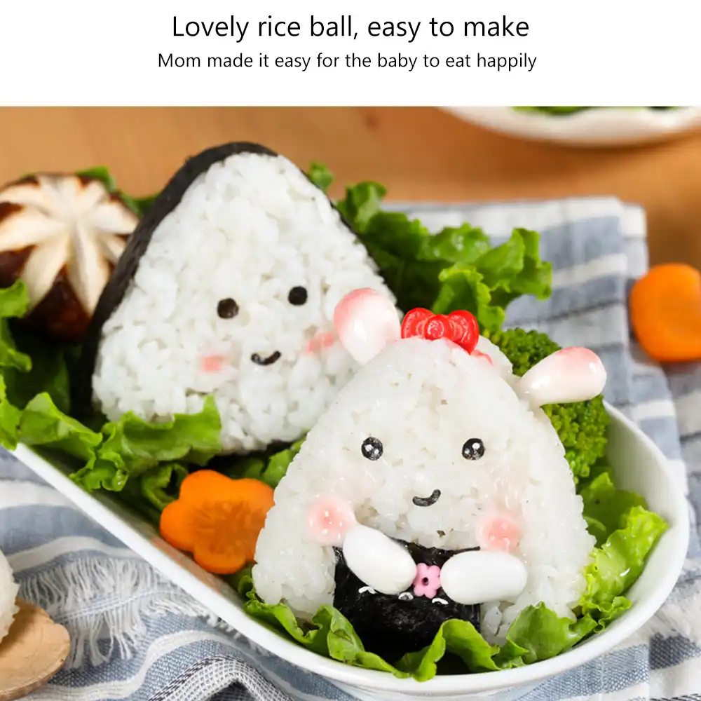 Sushi Rice Ball Mold,a Variety of Styles Easy to Use Make Your Rice Group Shape