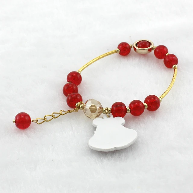 Anime Fruit Basket Kyo Sohma Red Agate Bracelet With White And Red Crystal  Beads Perfect For Cosplay And Props From Homejewelry, $12.7 | DHgate.Com