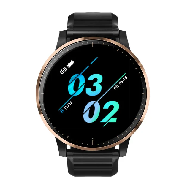 Golden black Горячая, FELYBY смарт-браслет Q20 водонепроницаемый IP67 монитор сердечного ритма сна спортивный шагомер браслет для женщин и мужчин - Цвет: Golden black