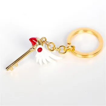 

Anime Card Captor clown card necklace cosplay KINOMOTO SAKURA keychain Halloween Props Keychains A973