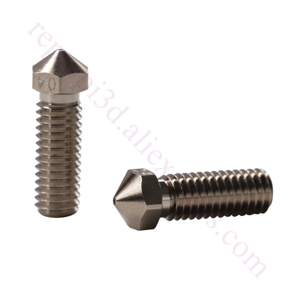 Медная насадка с покрытием вулкана 2 шт. антипригарные сопла резьбой M6 для