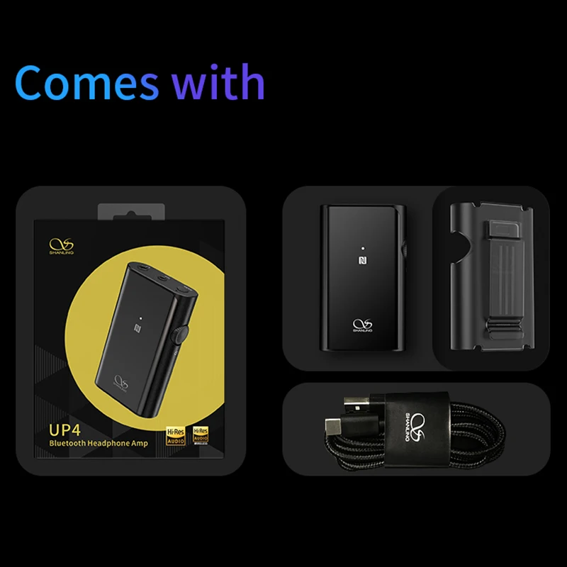  SHANLING UP4 Amplifier Dual ES9218P DAC/AMP Portable HiFi Bluetooth 5.0 Balanced Output Headphone A