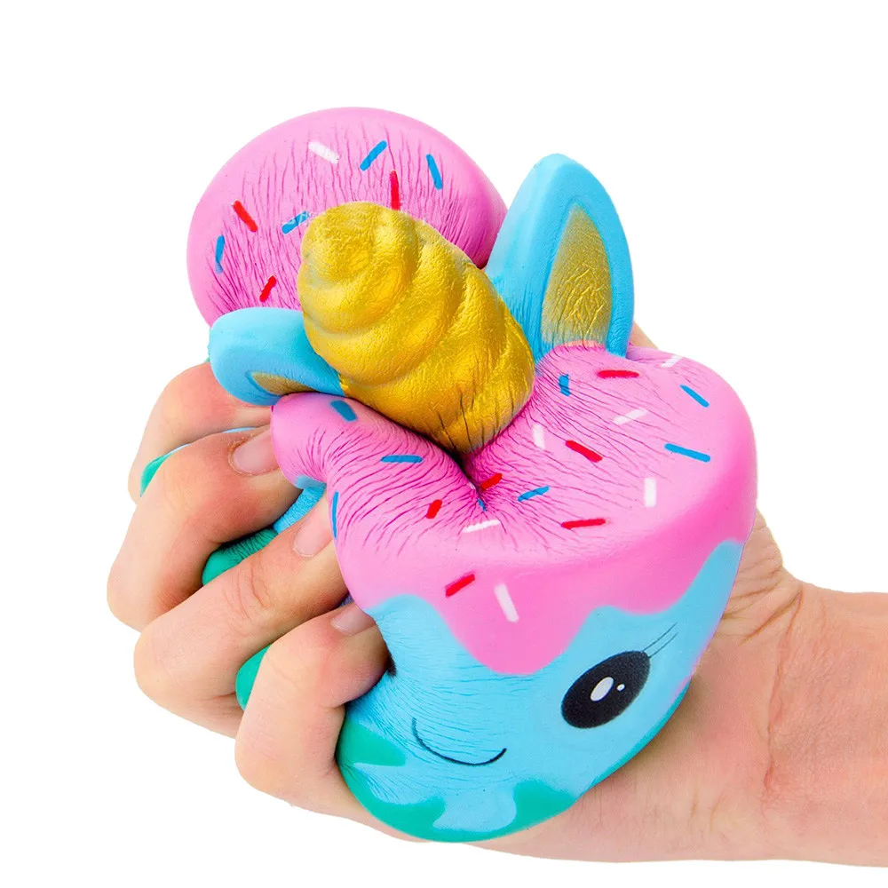 Kawaii Jumbo Kawaii мультяшный торт мягкий крем ароматизированный стресс удобная сенсорная игрушка для снятия стресса squeever игрушки милый медленно поднимающийся