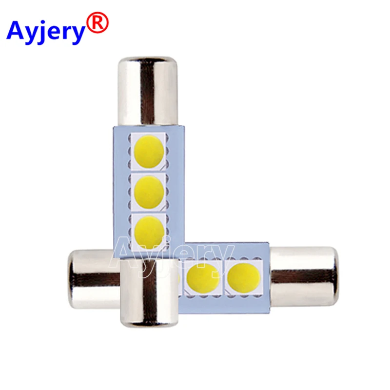AYJERY 100 шт. C5W Festoon 5050 28 мм 31 3 SMD Автомобильный светодиодный внутренняя Лицензия