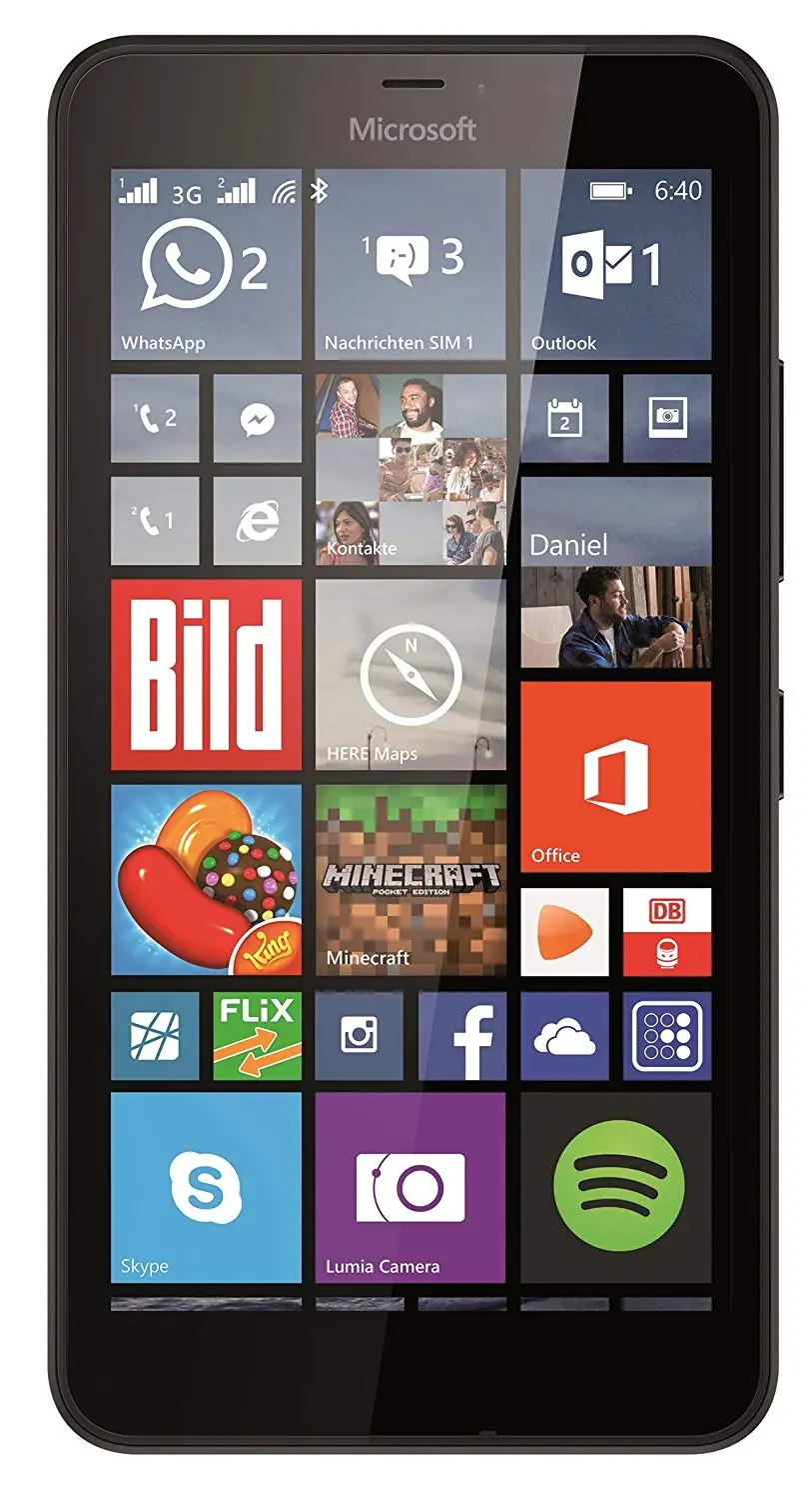Новый оригинальный мобильный телефон microsoft Lumia 640 XL Dual SIM 3g RM 1096 3000mAh 5 7