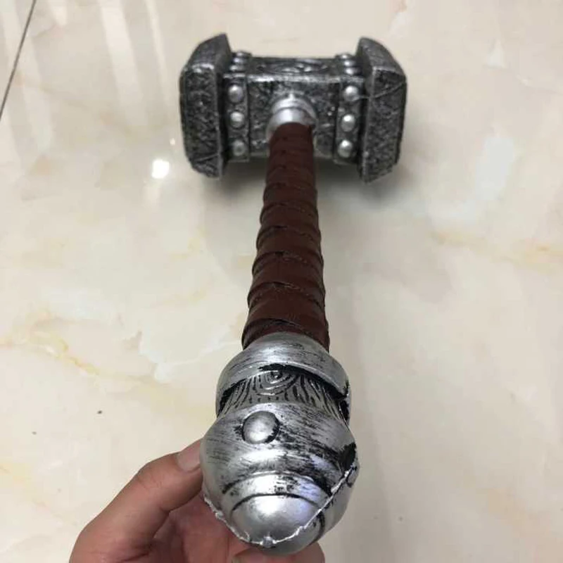 1:1 Ogrim Doomhammer молоток 54 см разрушить молоток оружие дети подарок игра ролевые игры безопасности PU материал