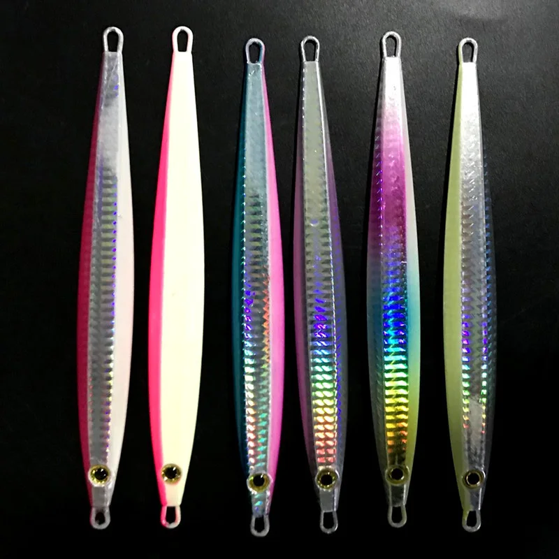 HOT-6Pcs/лот 16.5cm160Gknife Jigging Металлическая Ложка высокого качества искусственная приманка лодка рыболовные приманки рыба