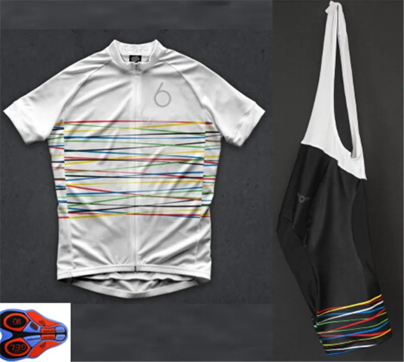 8 Ropa Ciclismo pro team Твин Сикс Велоспорт Джерси быстросохнущая Спортивная Джерси велосипедная одежда велотрусы 9D гелевая накладка - Color: 8